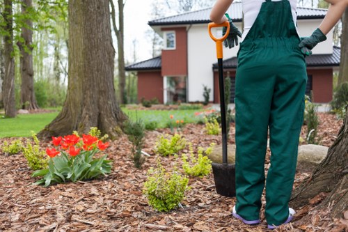 Staff training session for gardening safety